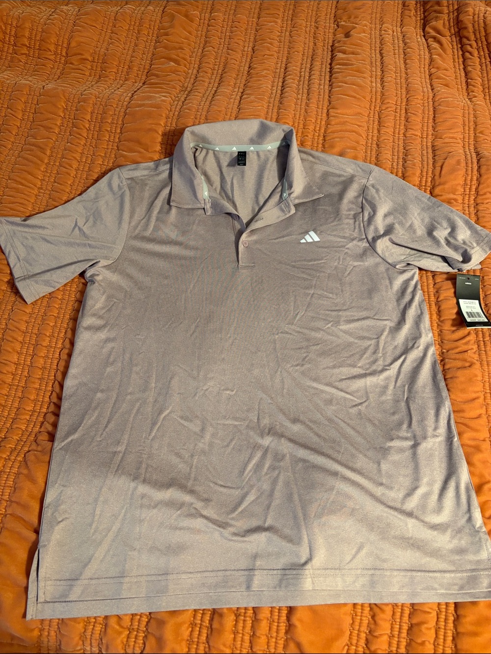 adidas Men’s Lavender Performance Polo NWT
